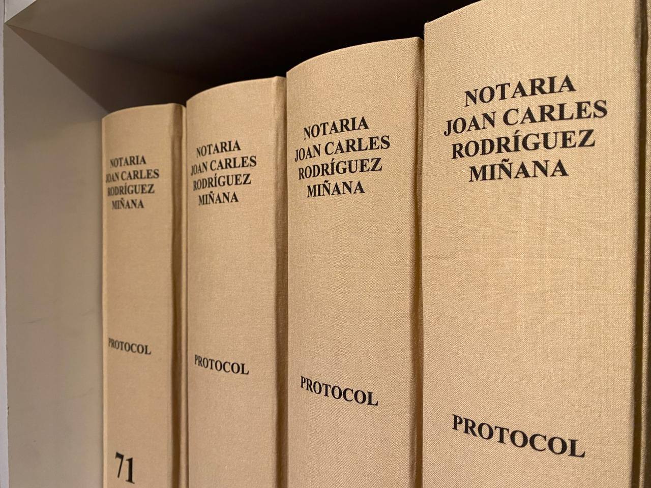 Libros de Protocolo - Joan Carles Rodríguez Miñana